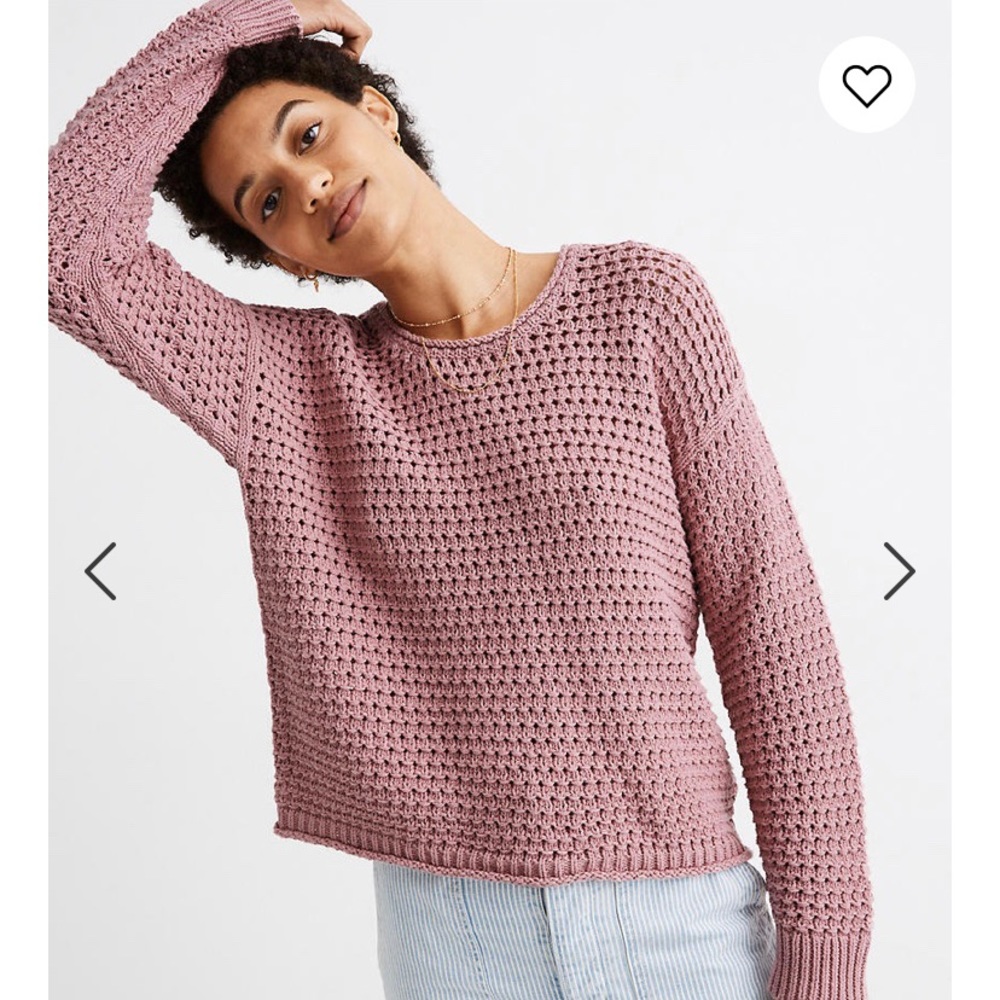 Madewell Open-Stitch Austen Pullover Sweater - Picture 2 of 7